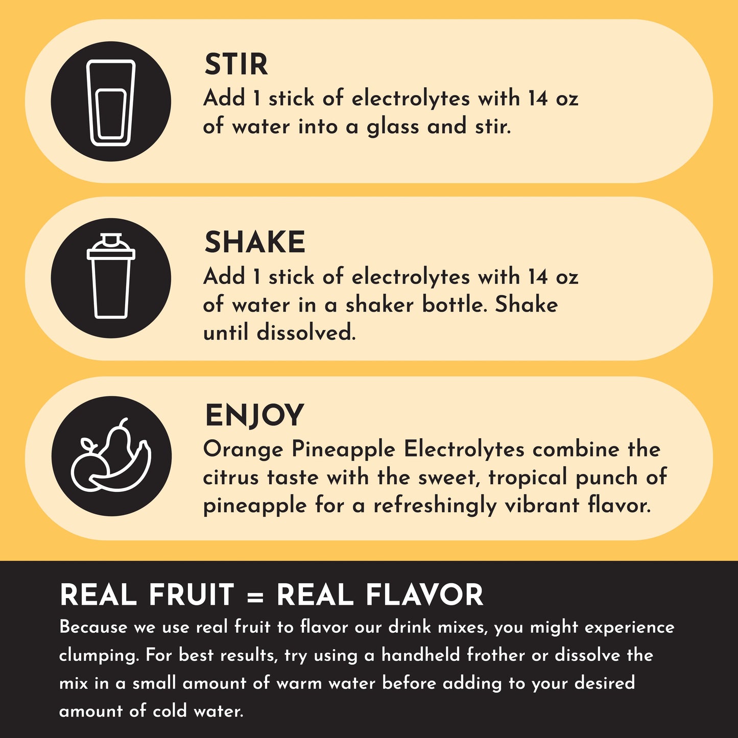Electrolyte Stick - Orange Pineapple