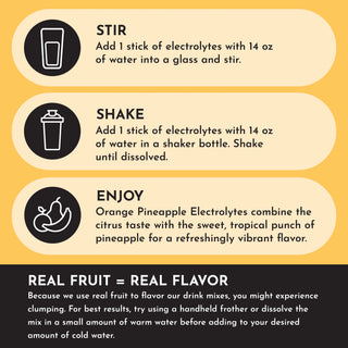 Electrolyte Stick - Orange Pineapple