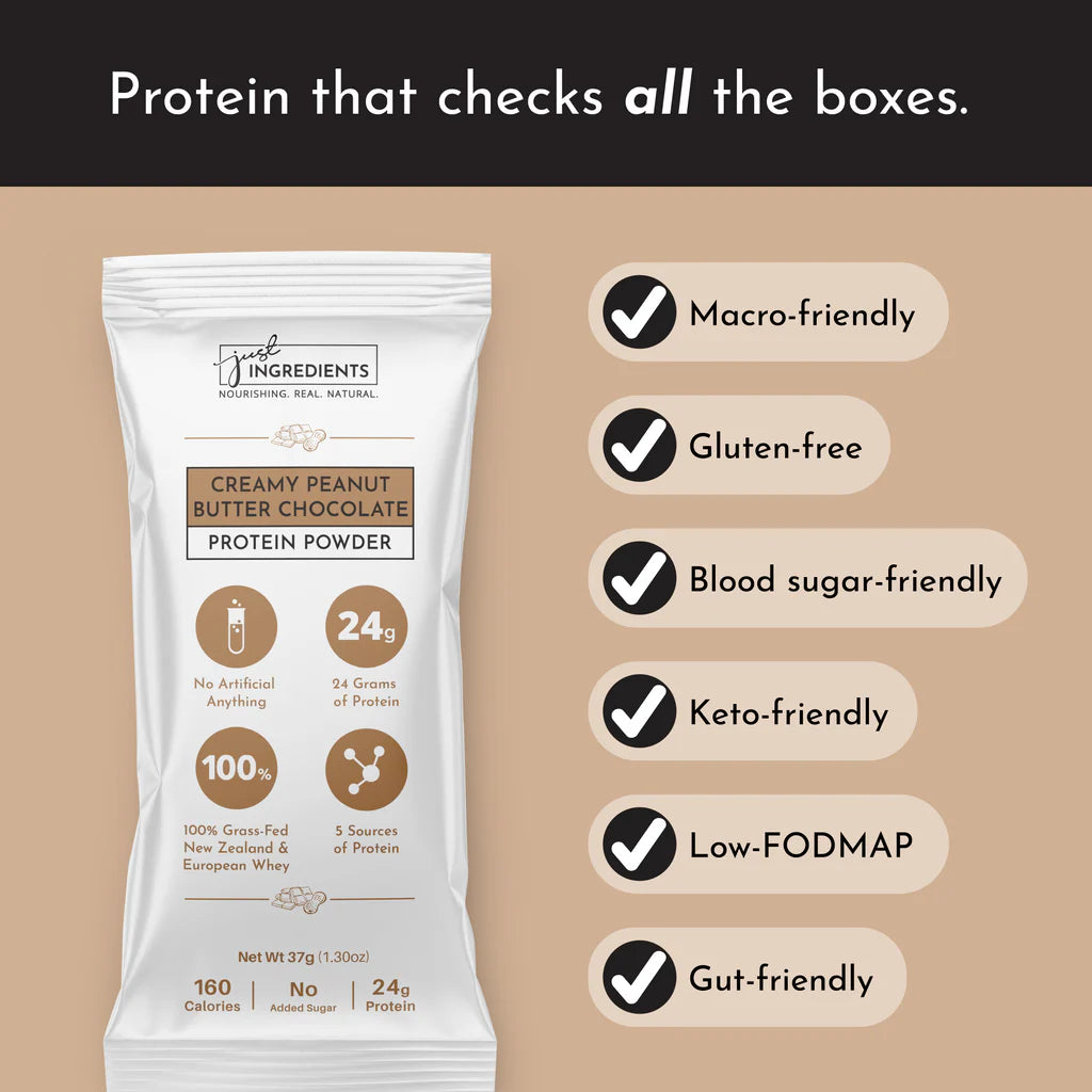 Creamy Peanut Butter Chocolate Protein Powder Stick