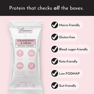 Strawberries & Cream Protein Powder Stick