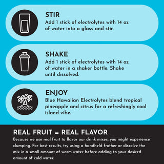 Blue Hawaiian Electrolyte Stick