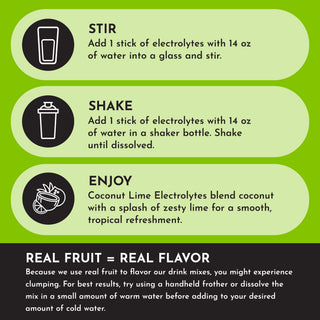 Electrolyte Stick - Coconut Lime