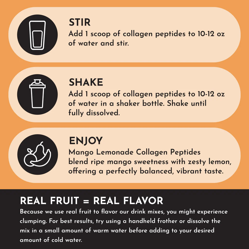 Mango Lemonade Collagen Peptides