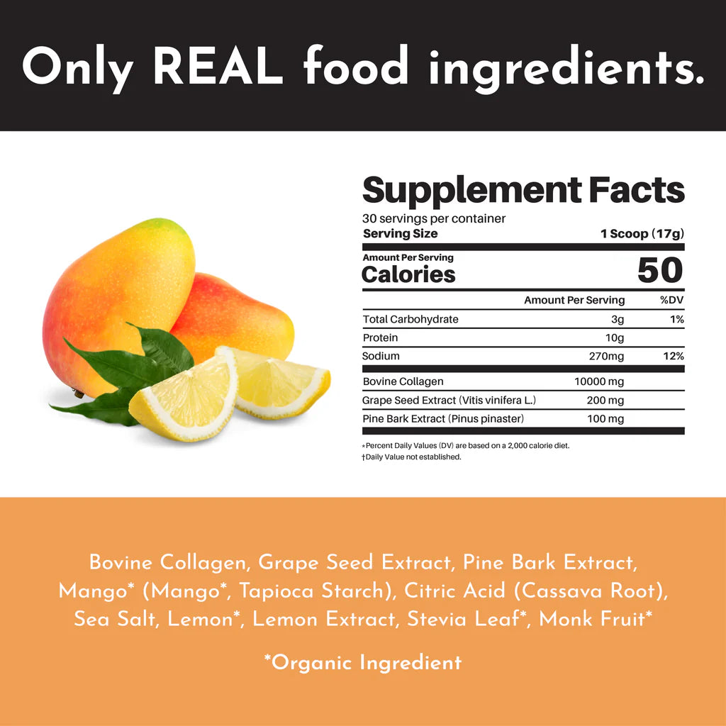 Mango Lemonade Collagen Peptides