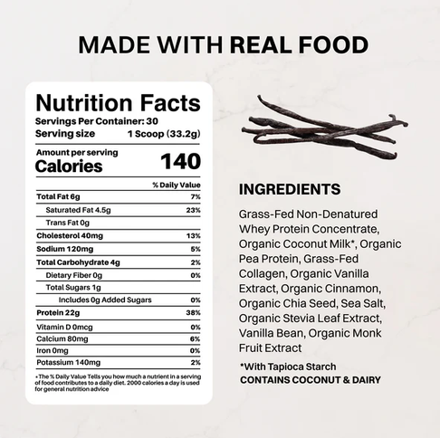 Vanilla Bean Protein Powder