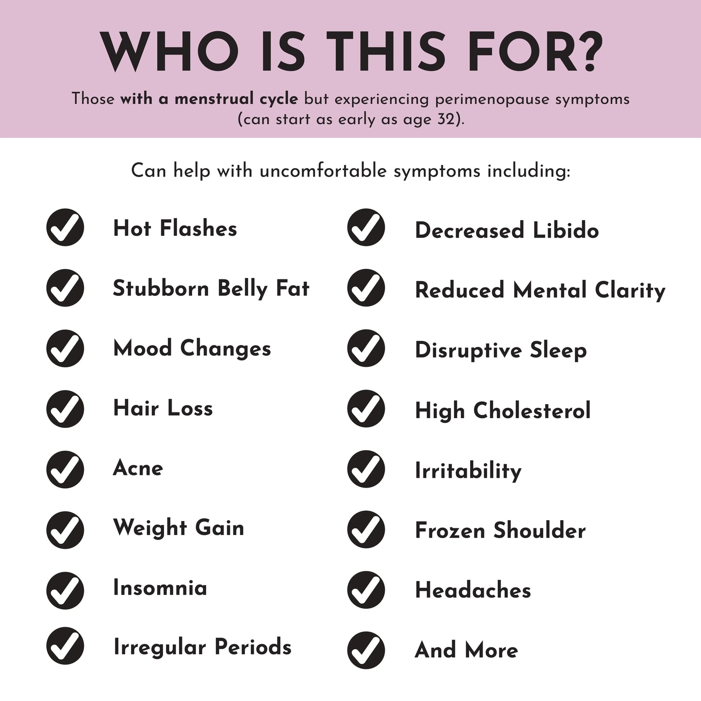 Perimenopause Support